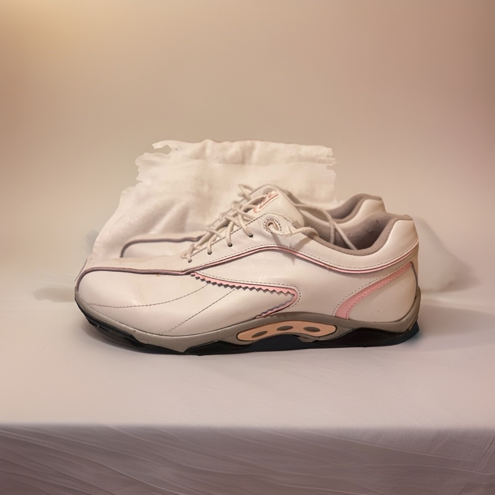 FootJoy Womens Golf Shoes Size‎ 8 M 8M Summer Series White W Pink